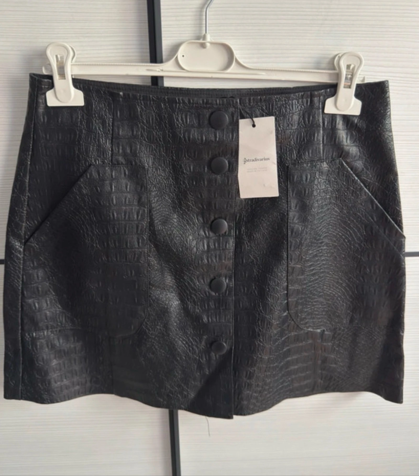 Saia com efeito de crocodilo da Stradivarius (Tamanho 40) – photo 2